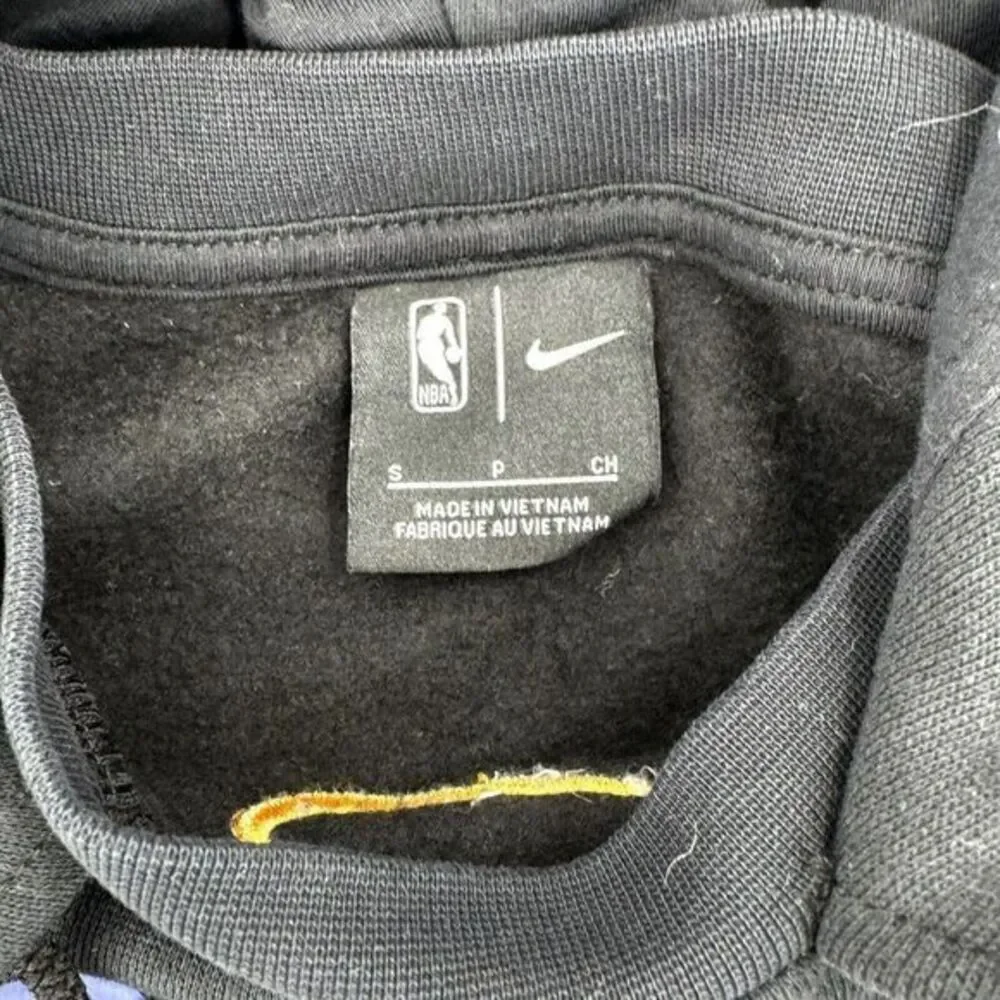 Nike Golden State Warriors Courtside Hooded‎ Embroidered Sweatshirt Zip Pocket
